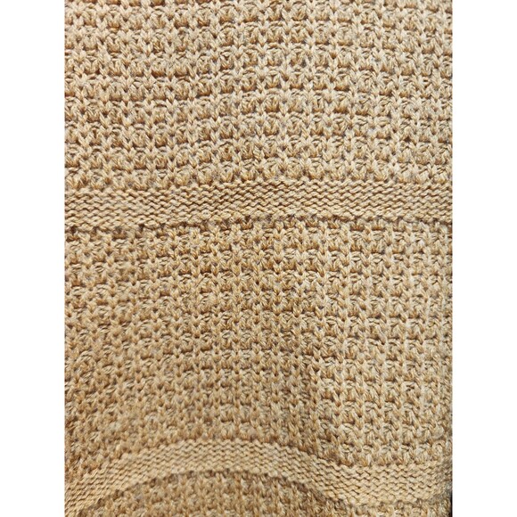 Moondance Womens Large Orange Cardigan Sweater Crop Rustic Earthy Knit Goblin - Picture 7 of 14